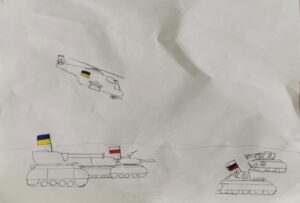 Bombs and dead bodies: Children's drawings haunted by war in Ukraine